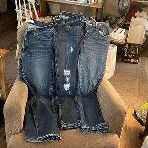 Levi's Women's Classic Blue Straight Leg Jeans Set